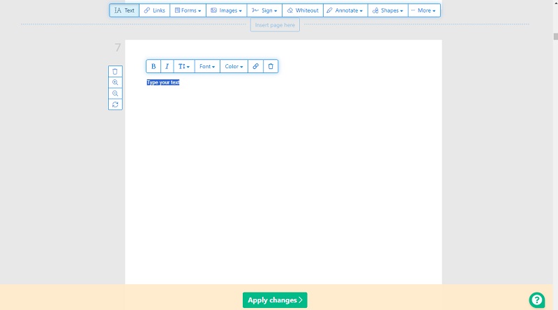 sejda interface