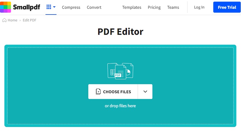 smallpdf interface