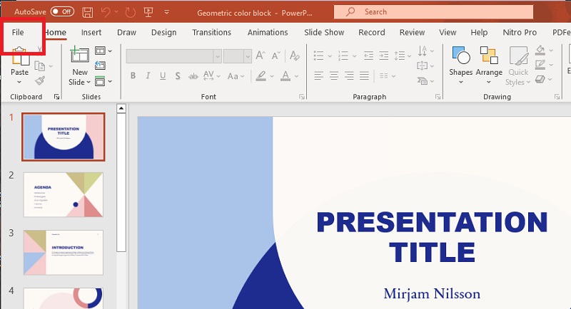 open powerpoint software