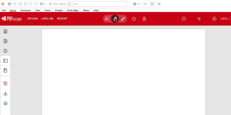 pdfescape interface