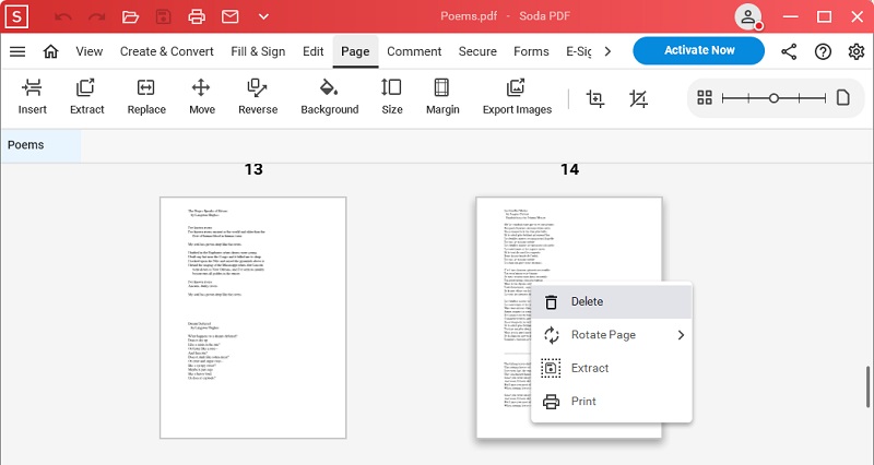 soda pdf interface