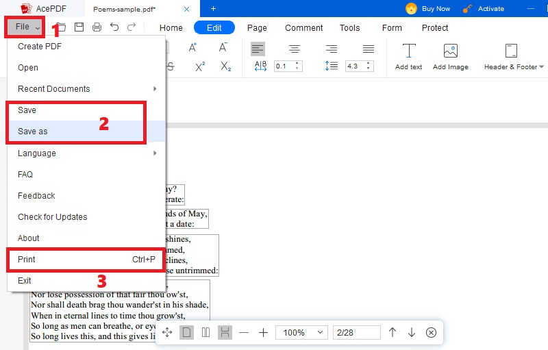 save pdf document on computer