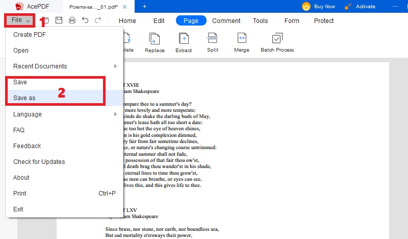 hit file pick saving menu