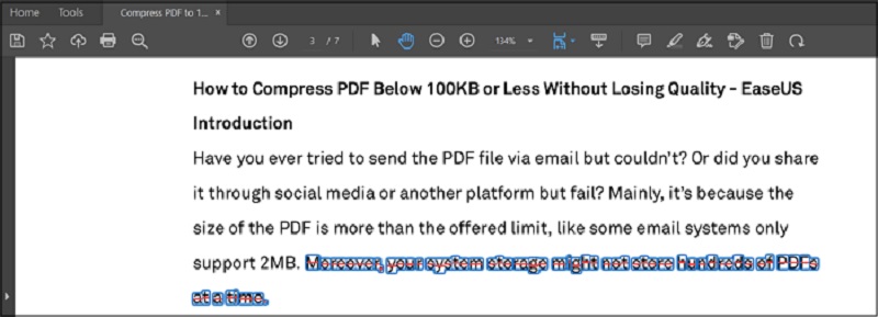 select strikethrough text and delete