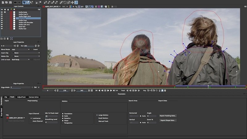 hitfilm interface