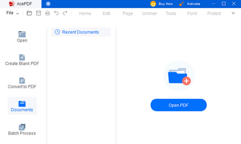 acepdf main interface