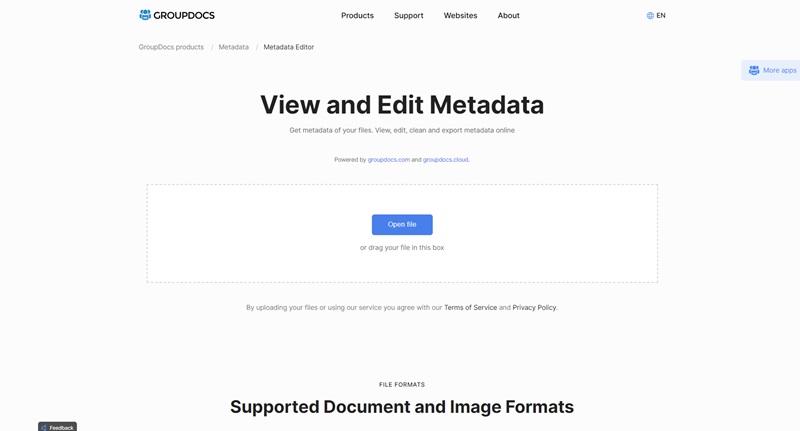 groupdocs.metadata interface