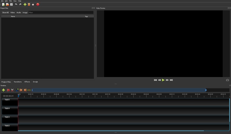 openshot interface