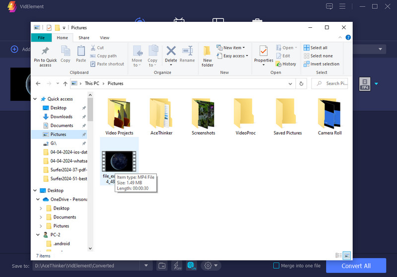 check the video and see if the file extension is correct