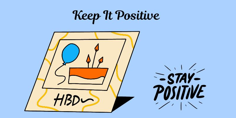 keep it positive