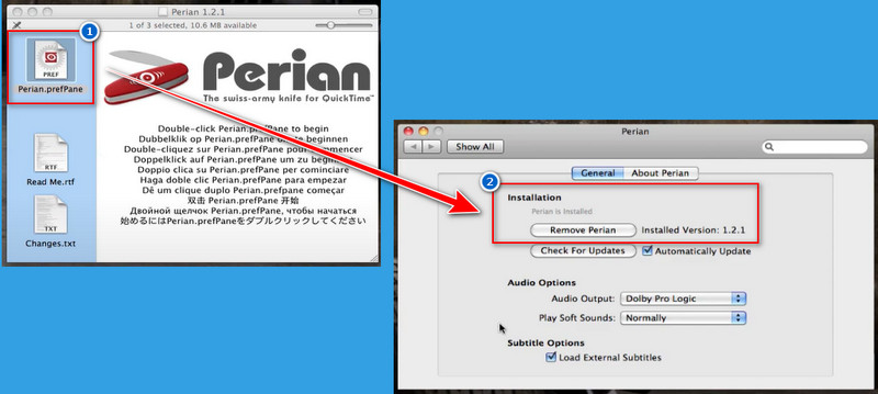 use quicktime plugin