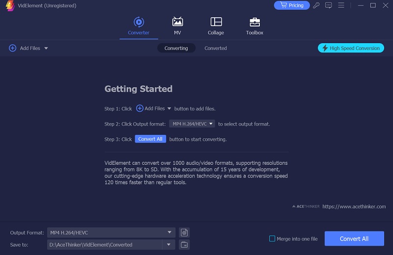 videlement interface