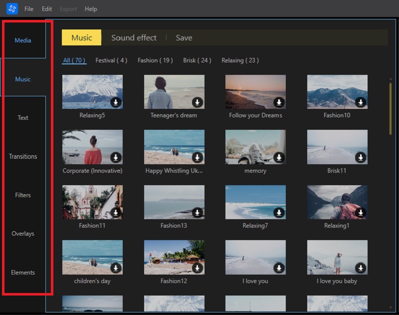 add effects on your video