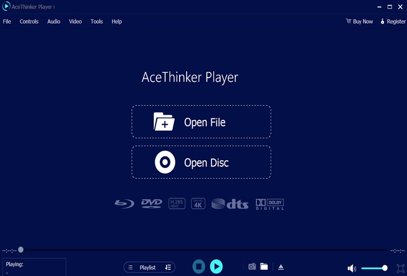 acethinker player main interface