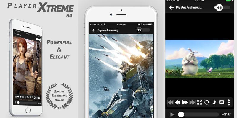 player extreme interface
