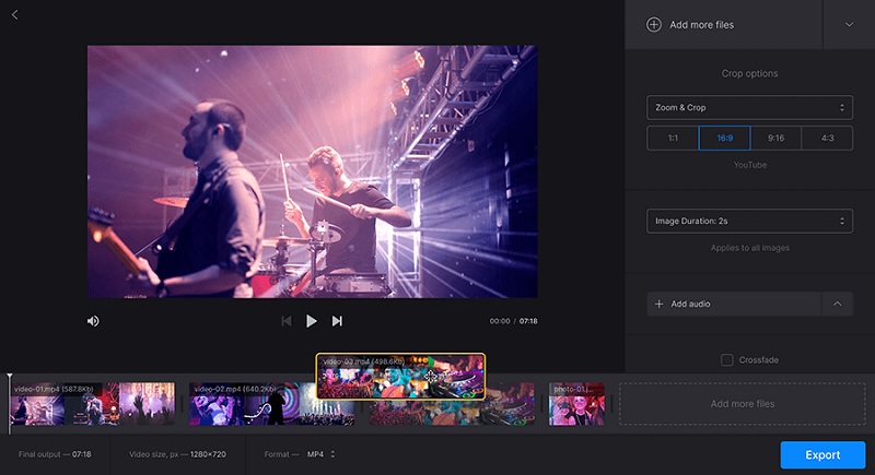 clideo interface