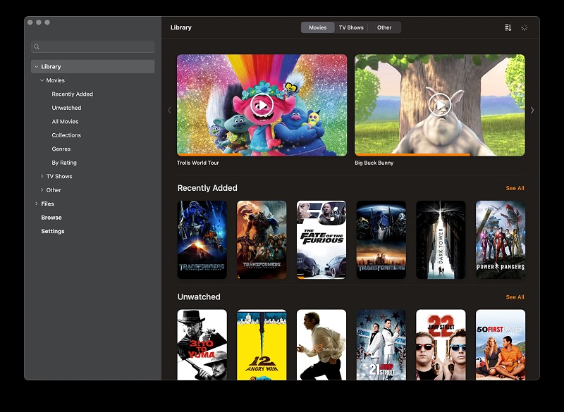 infuse interface
