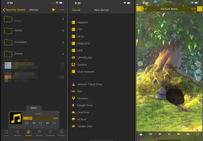 nplayer plus interface