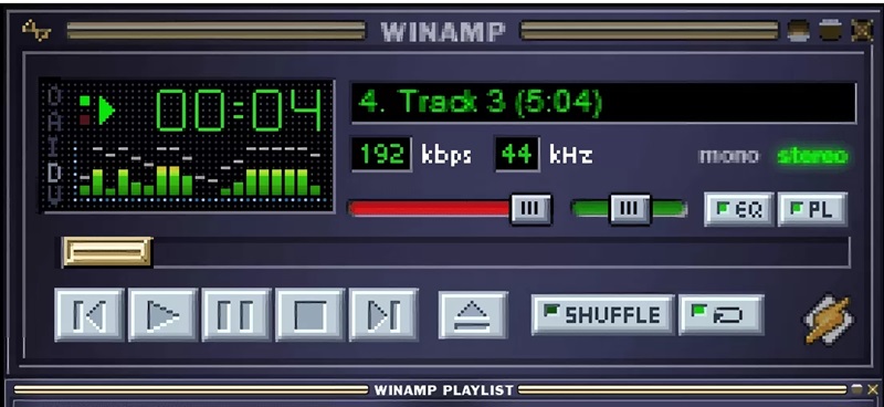 winamp interface