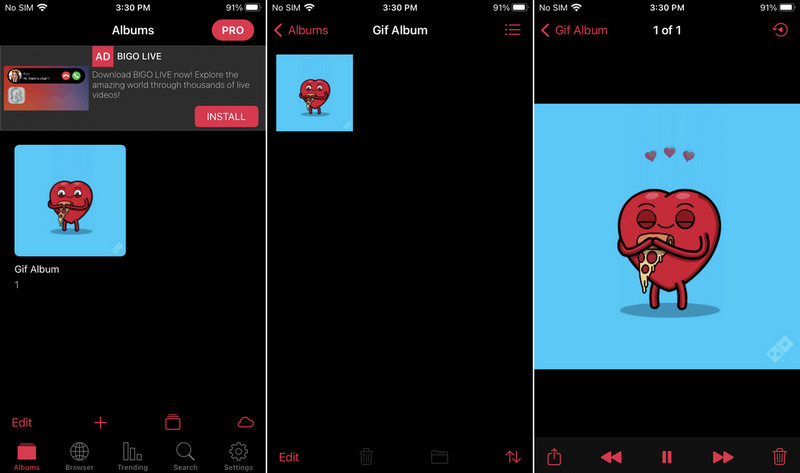 play gifs with gif viewer and player