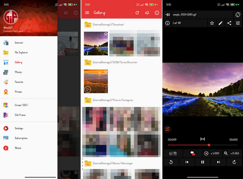 view gif images using omnigif