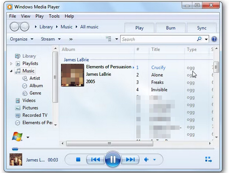 play ogg with windows media player