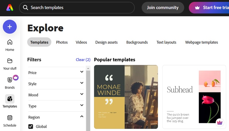 adobe express