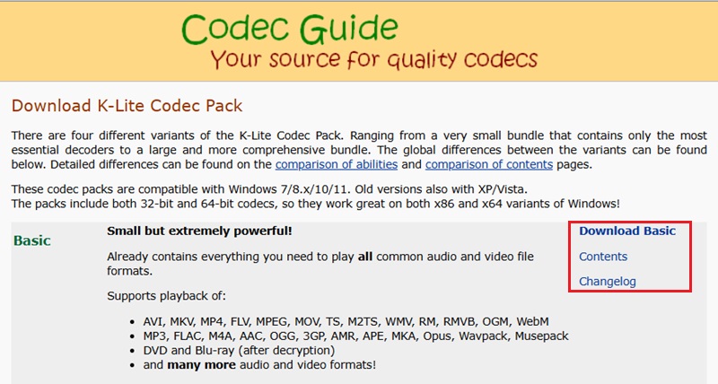 download missing codecs
