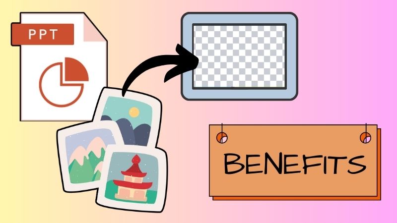 benefits of removing image background in powerpoint