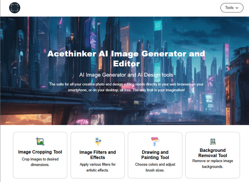 acethinker ai editor homepage