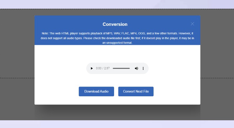 download audio