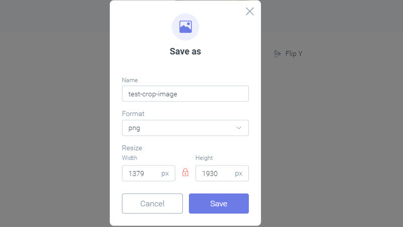 Save Your Cropped Image