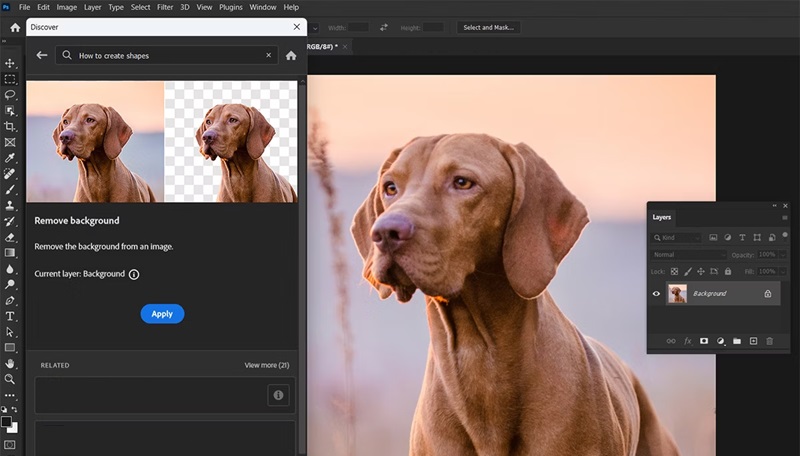 remove background from logo photoshop