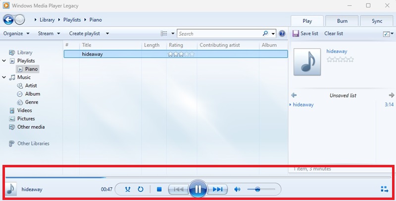 start playing the midi file
