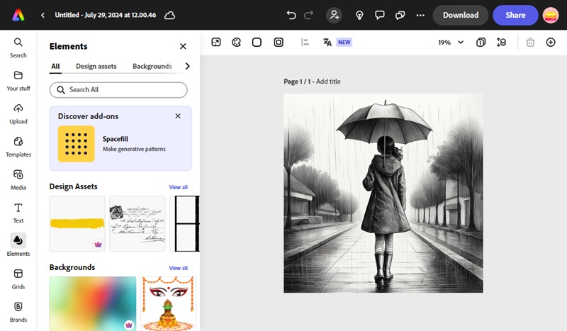 adobe firefly interface