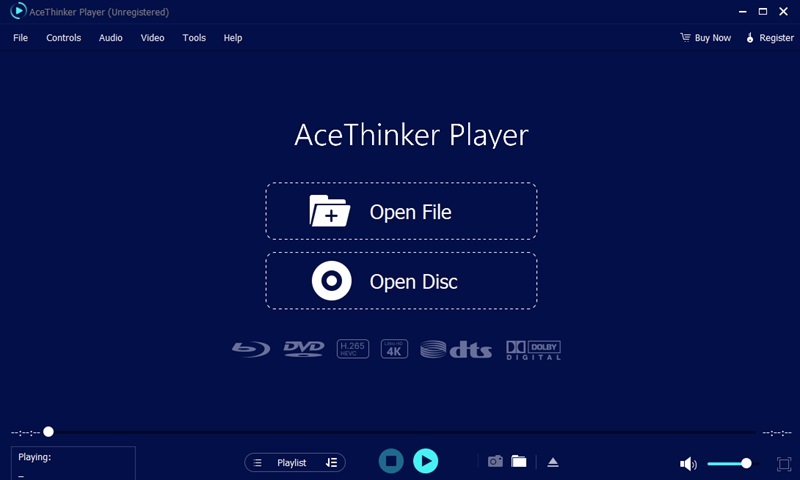 acethinker player interface
