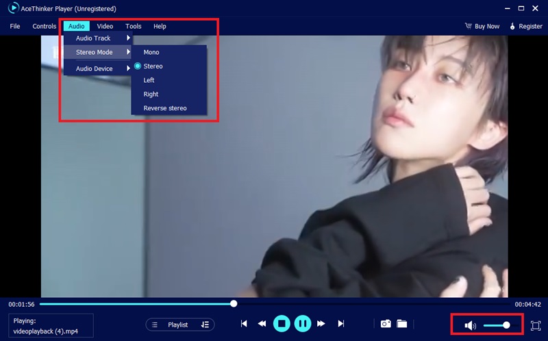 check audio settings
