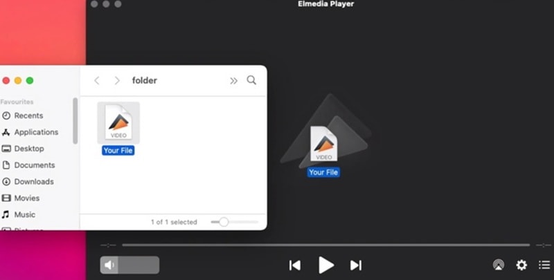 elmedia player interface