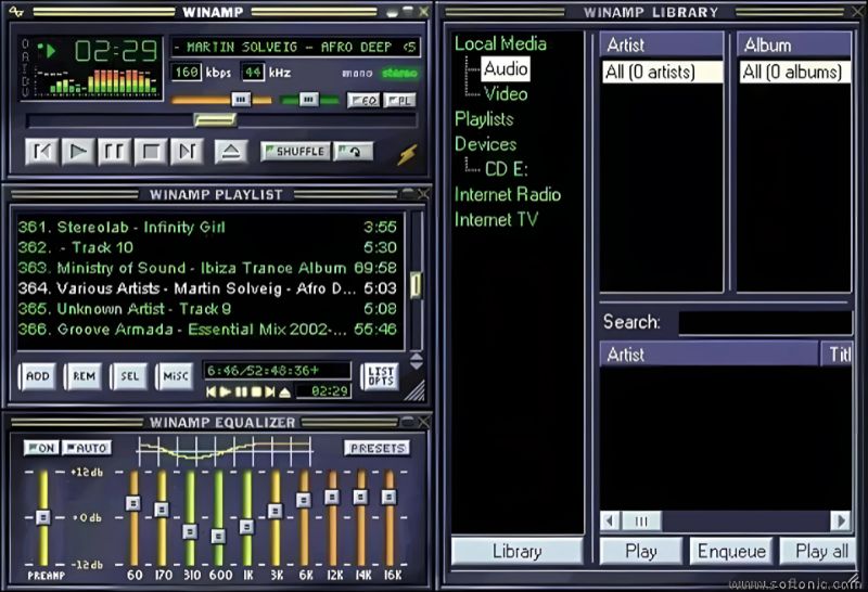winamp interface