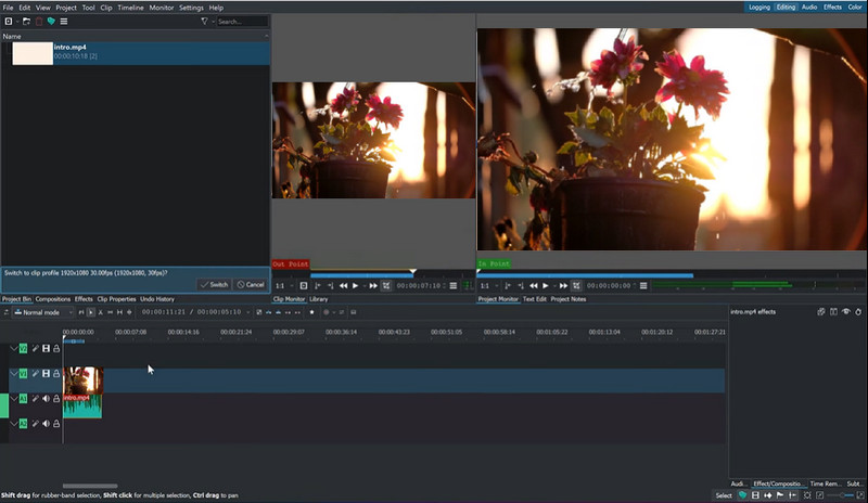 edit mkv files with kdenlive