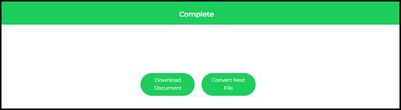 start conversion process