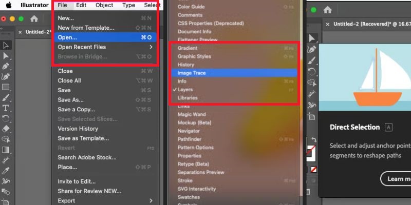 remove background in illustrator using vector image