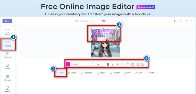 add text to photo