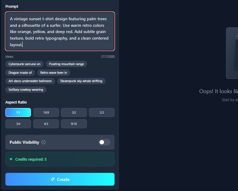 generate the text prompt