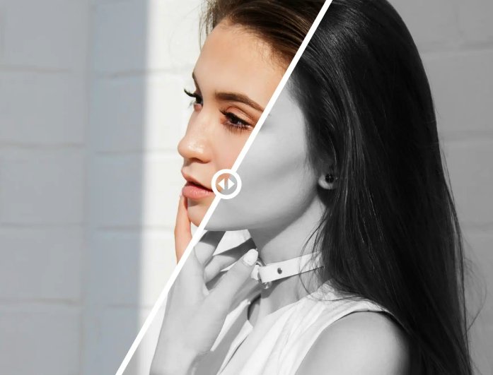 real-time black and white preview