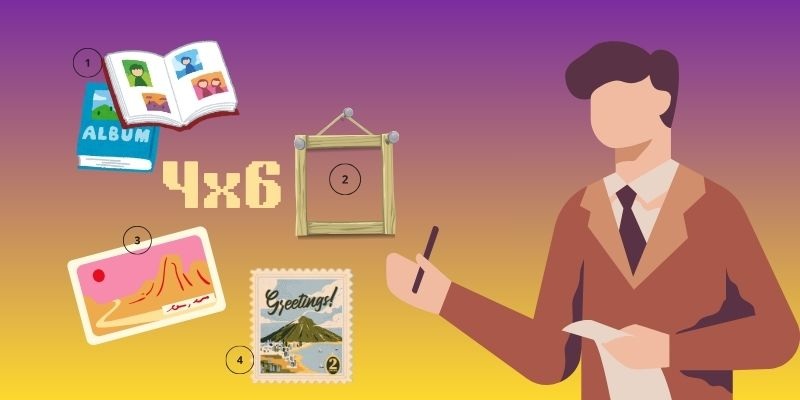 four common use cases using 4x6 photos