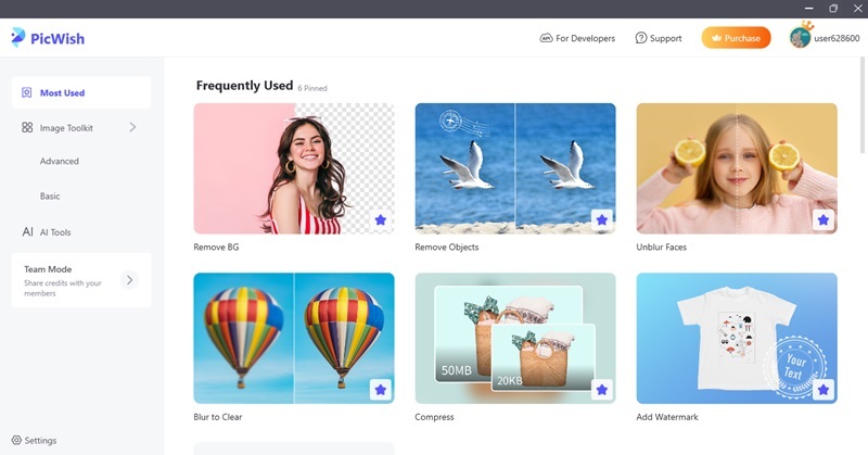 acethinker picwish interface