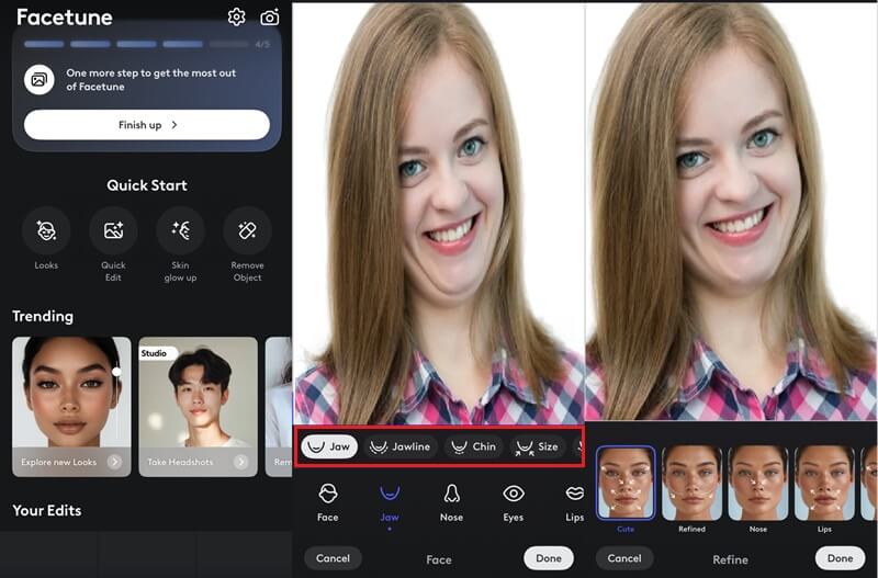 facetune edit image