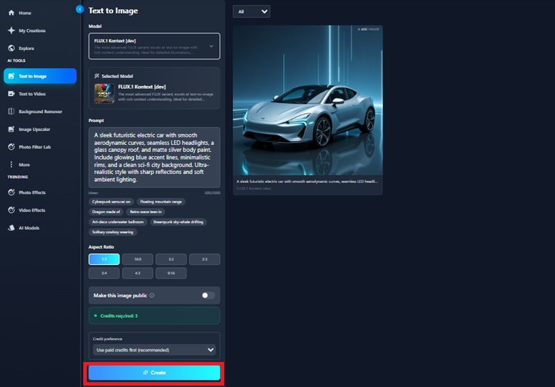 generate and download
