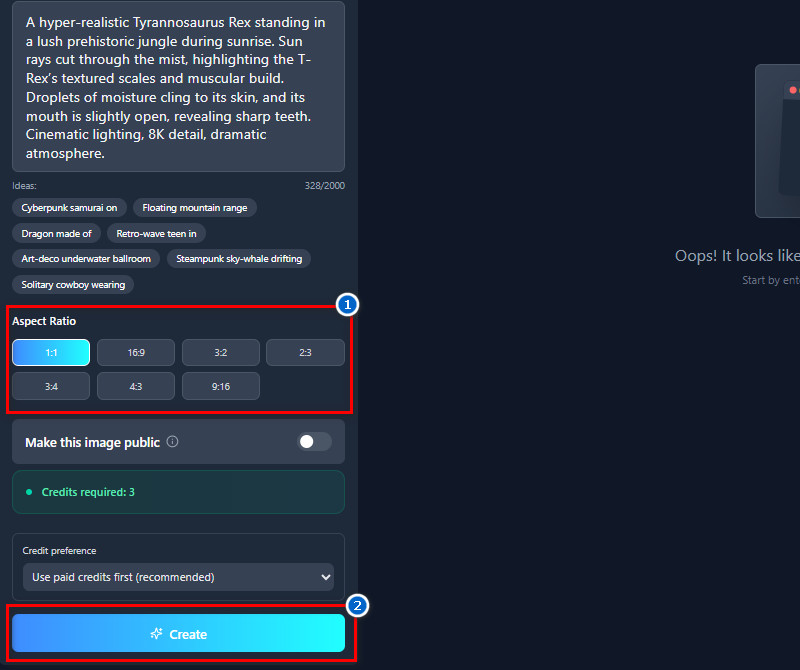 generate your text prompt